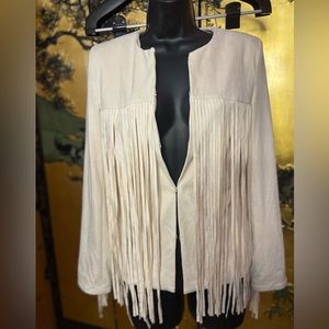 Boston Proper suede chic Jacket. Size 2 like new